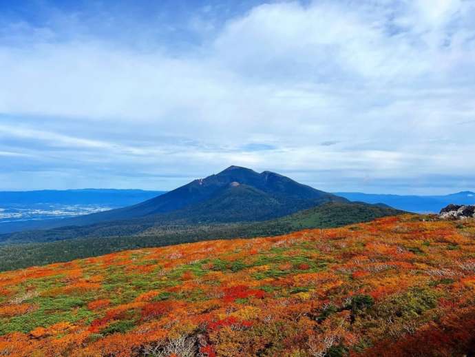 三ツ石山の紅葉の様子