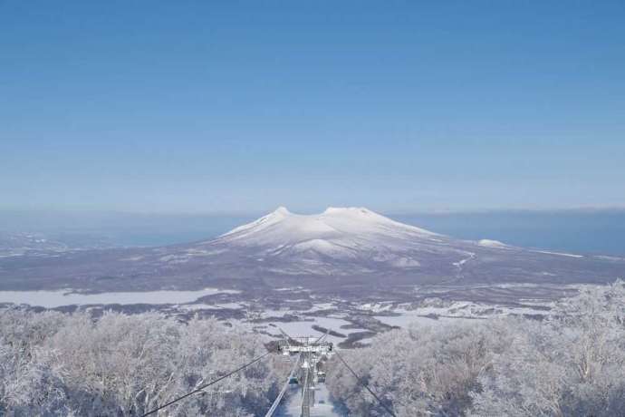 山頂から見る駒ヶ岳