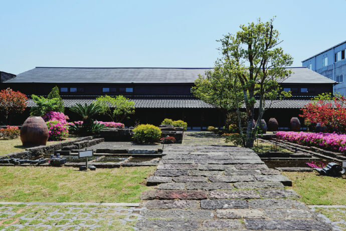 濵田酒造の伝兵衛蔵の外観