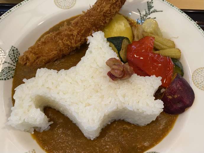 道の駅はなやか小清水のはなやかカレー