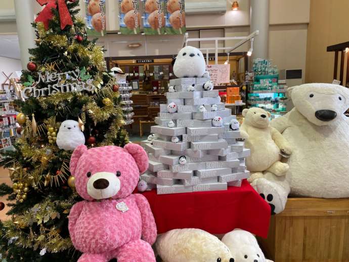 クリスマスの道の駅はなやか小清水