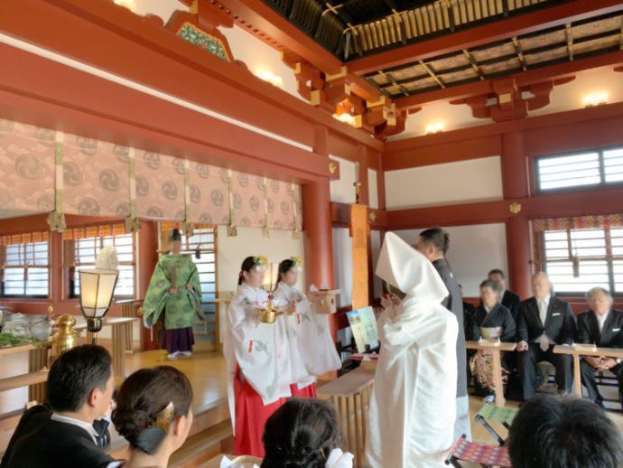 羽田神社の神前結婚式