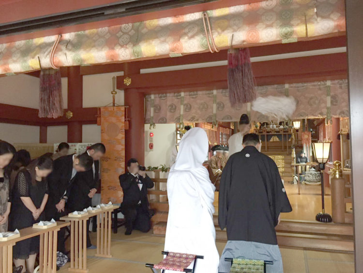 羽田神社の神前結婚式