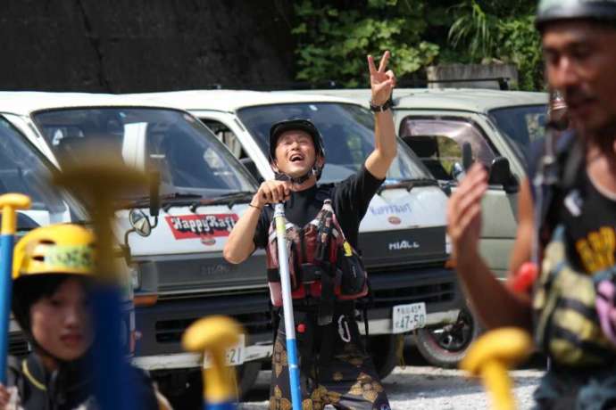 ハッピーラフトの社長桂川さんの笑顔