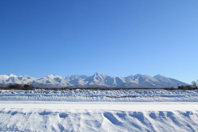 一面の雪景色