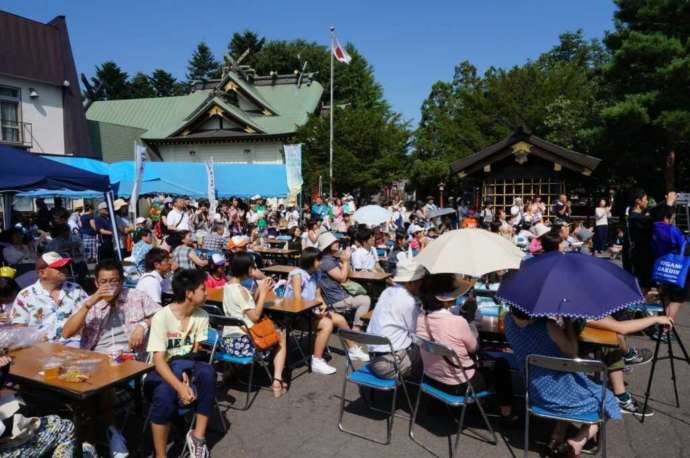 「ハツキタ商店街」の夏祭り風景