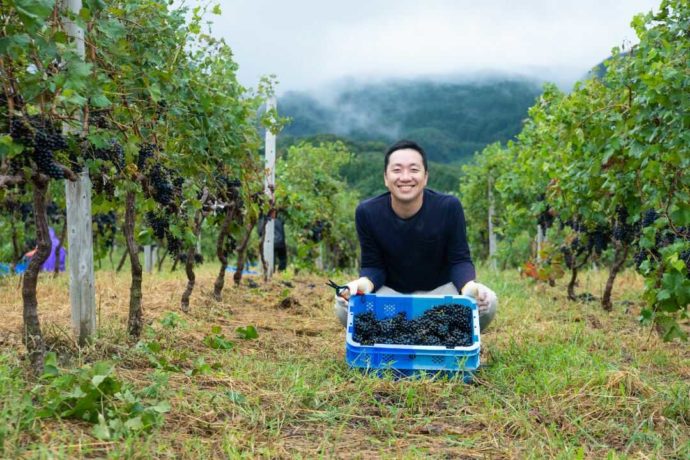 ハイディワイナリーの代表取締役で醸造家の高作さん