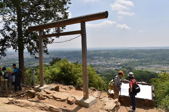 日和田山山頂からの眺め