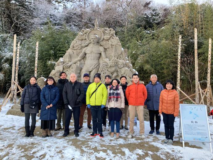 宮城県東松島市の移住モニターツアーの参加者たち