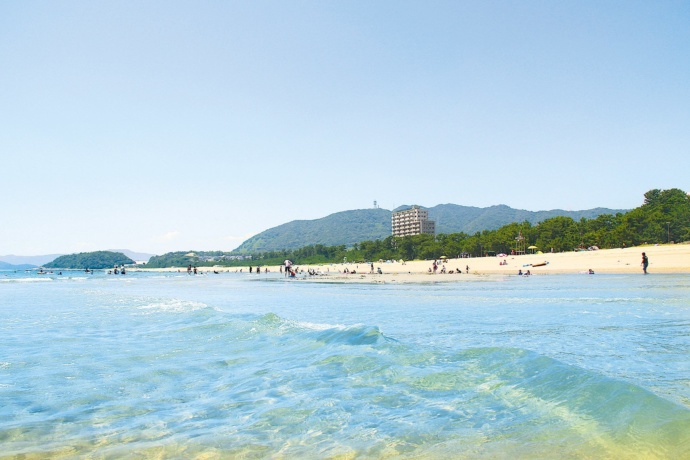 山口県光市にある虹ケ浜海岸の写真