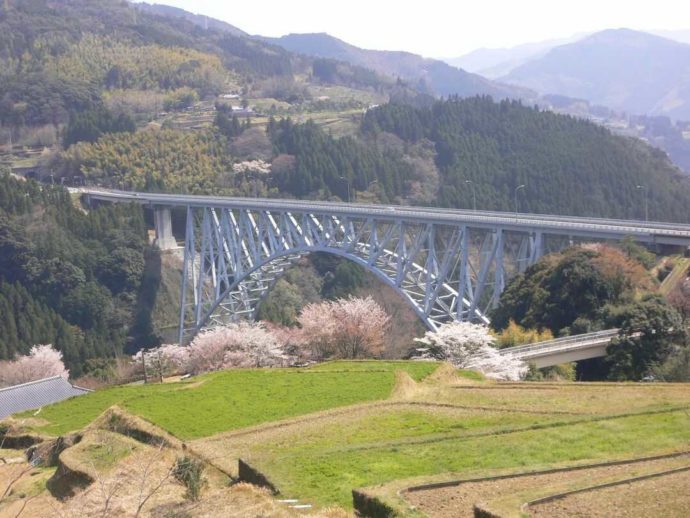 自然豊かな宮崎県日之影町の風景