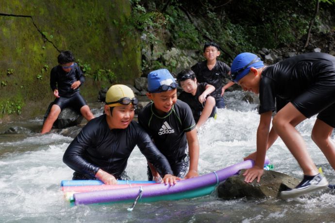 宮崎県日之影町で開催された「山の学校」の様子