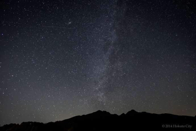 八ヶ岳と星空