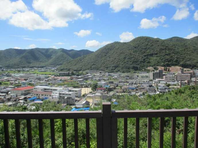 「天津神社」の宮山展望台からの眺望