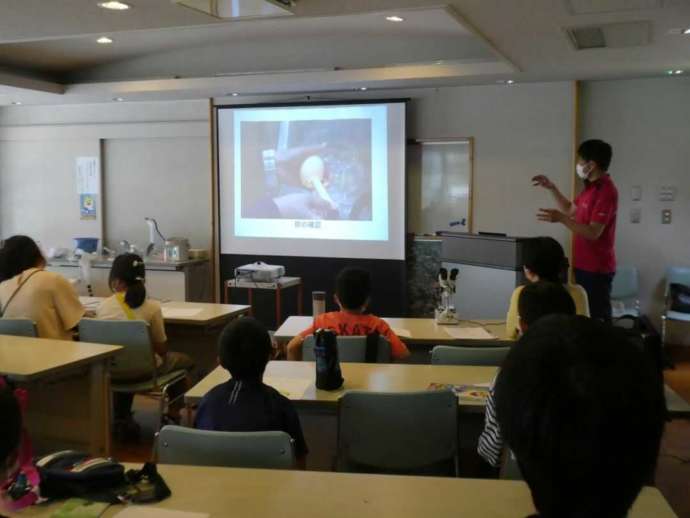 原子力科学館での講演会の様子