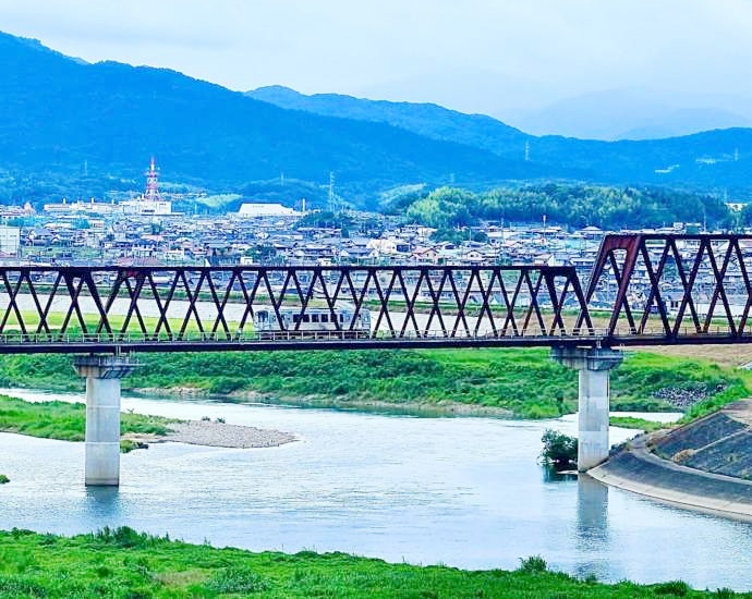 井原鉄道が走る風景