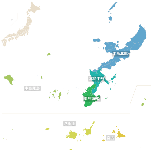 沖縄県の地図