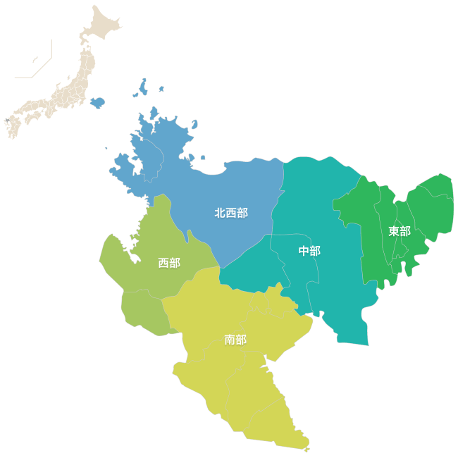 佐賀県の地図