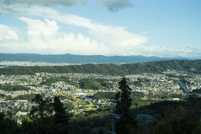 生駒市一帯の風景