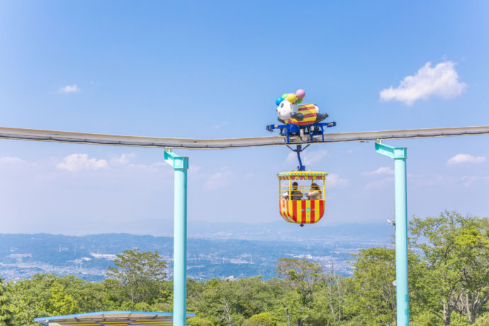 生駒市にある「生駒山上遊園地」のアトラクション