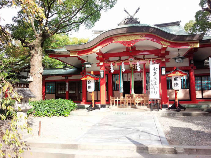 生島神社の七五三祭