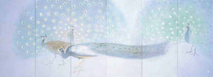 今井美術館に所蔵されている絵画・西田俊英「キング」