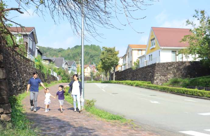 猪名川町新興住宅地