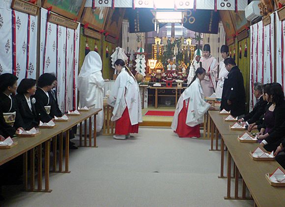 椙本神社の神前結婚式に参列できるゲストの数