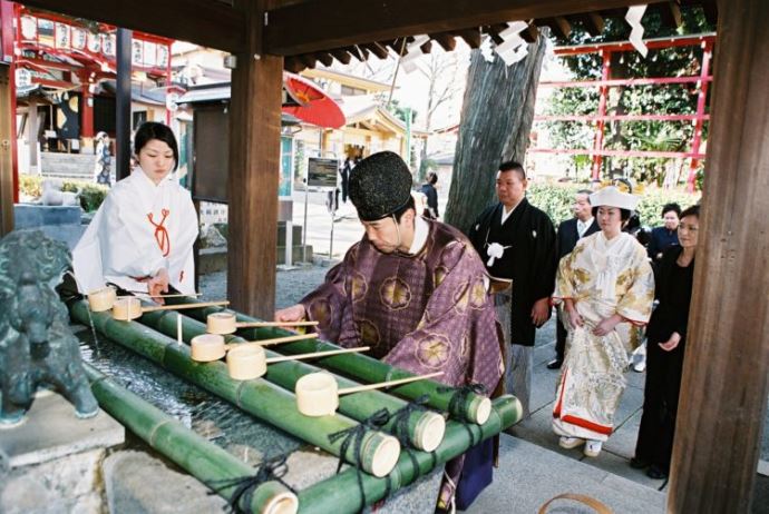 神前結婚式の流れ画像