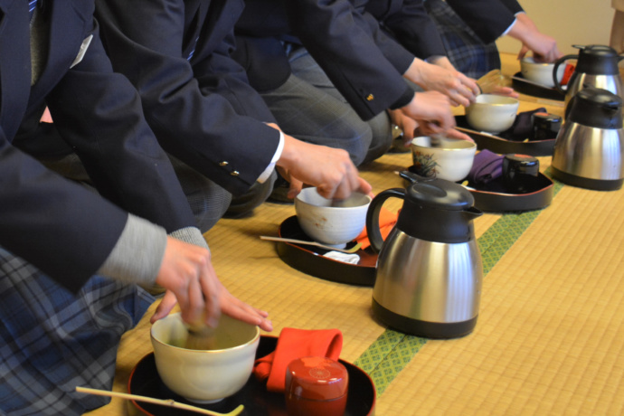 入間市の中学生の盆手前