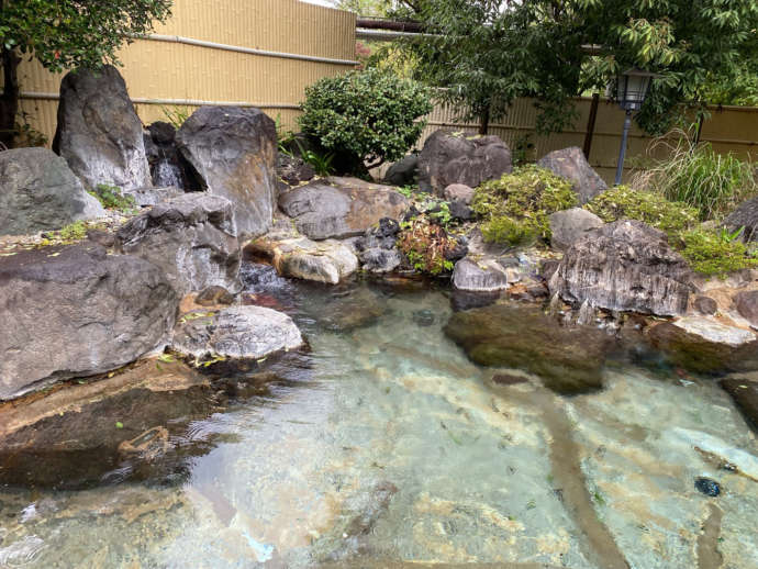 石和温泉の露天風呂