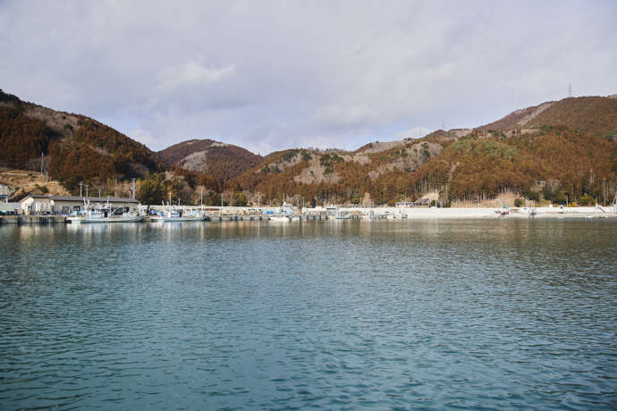 石巻市の漁港