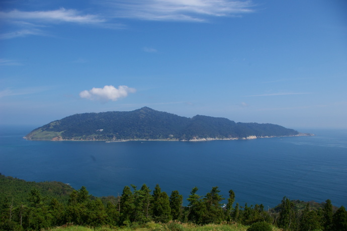 金華山の風景