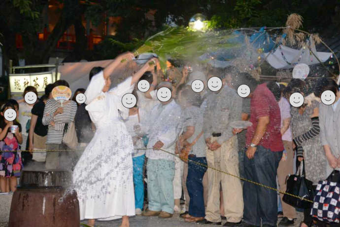 射楯兵主神社の夏祭(湯立て神事)