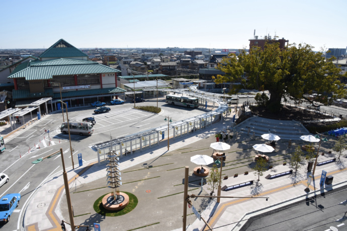 静岡県磐田市磐田駅周辺の景観