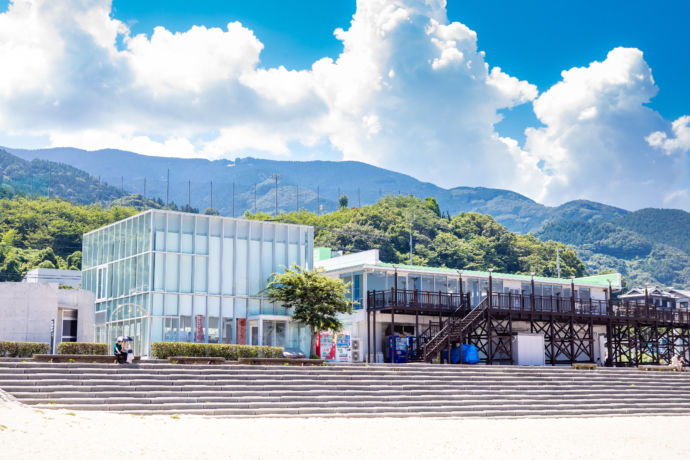 愛媛県伊予市のふたみシーサイド公園　道の駅ふたみ