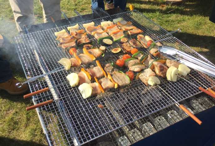 定山渓ファームで楽しめる屋外BBQ