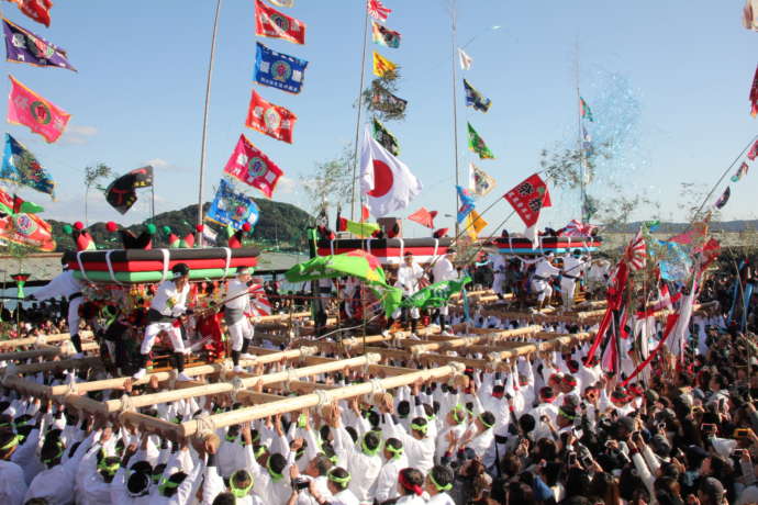 尾末神社大祭の様子