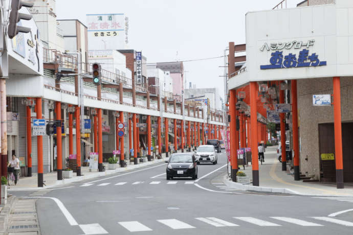 秋田県鹿角市の街並み