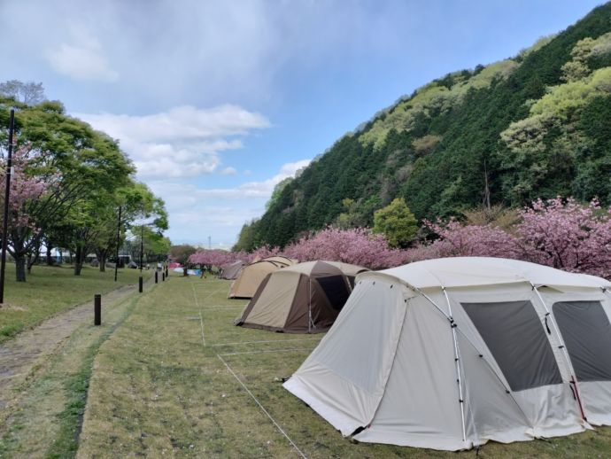 海津市羽根谷だんだん公園キャンプ場