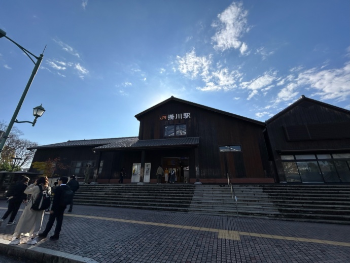 掛川市の中心となる掛川駅