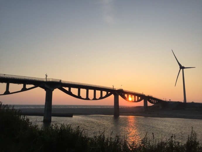 掛川市にある潮騒橋