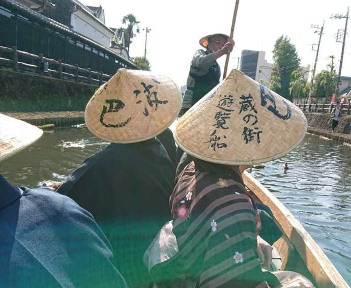 蔵の街遊覧船の風景