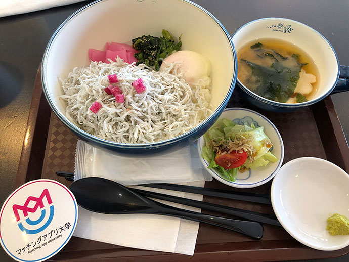 長谷食堂の釜揚げしらす丼