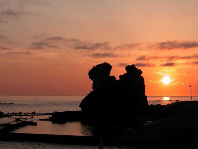 北海道神恵内村の夕景