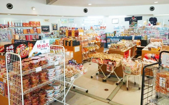 道の駅鴨川オーシャンパークの売店