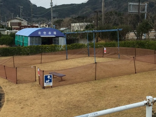 道の駅鴨川オーシャンパークのドッグラン