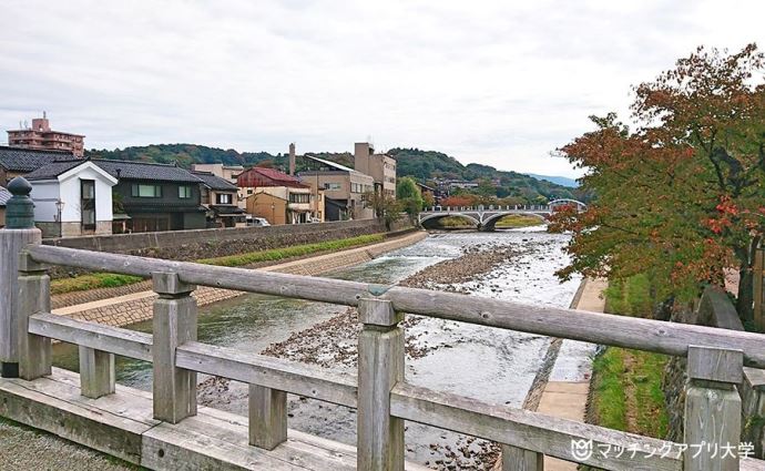 中の橋からの景色