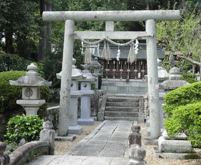 滋賀県大津市にある神田神社の鳥居