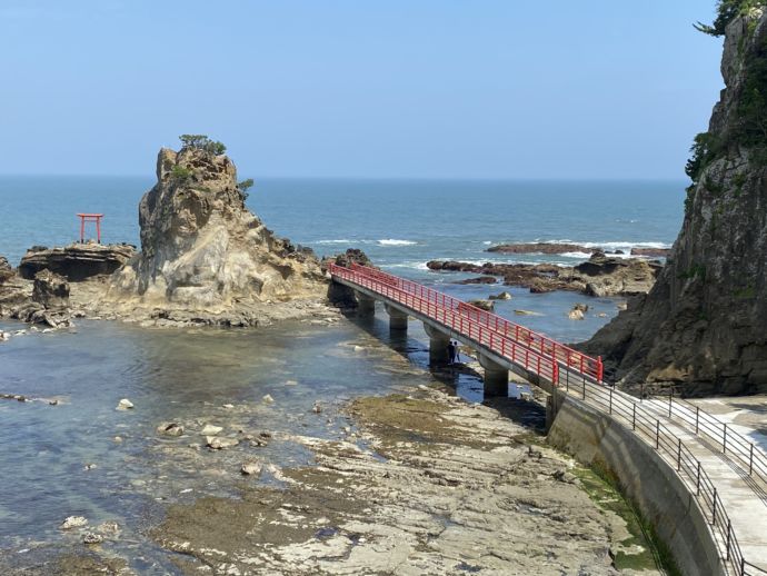 いわき市の「波立海岸 弁天島」